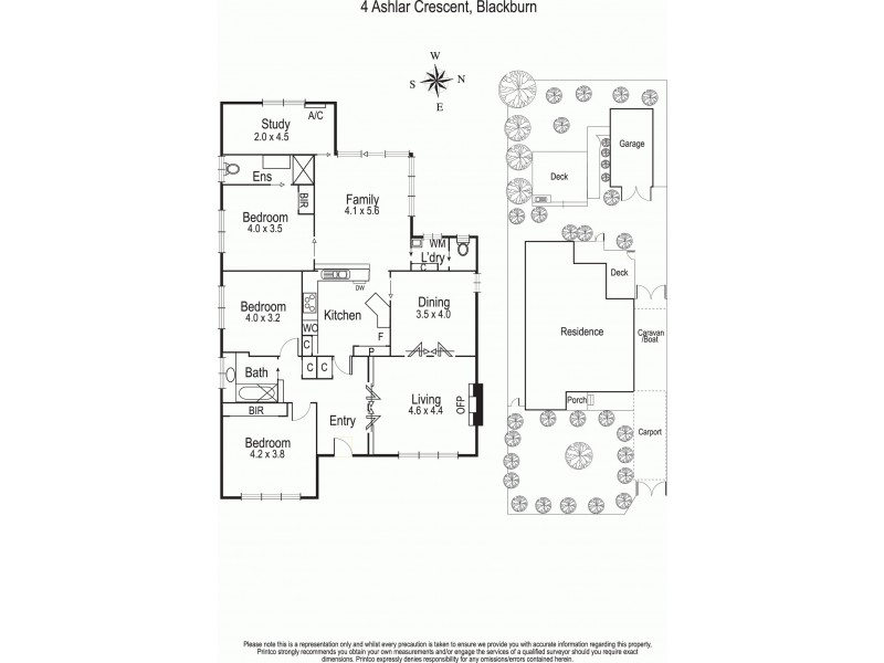 4 Ashlar Crescent, Blackburn VIC 3130 Floorplan