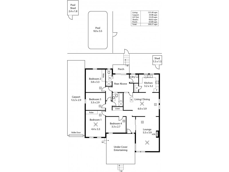 34A Dudley Street, Marino SA 5049 Floorplan