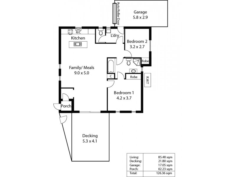 1/517 Anzac Highway, Glenelg North SA 5045 Floorplan
