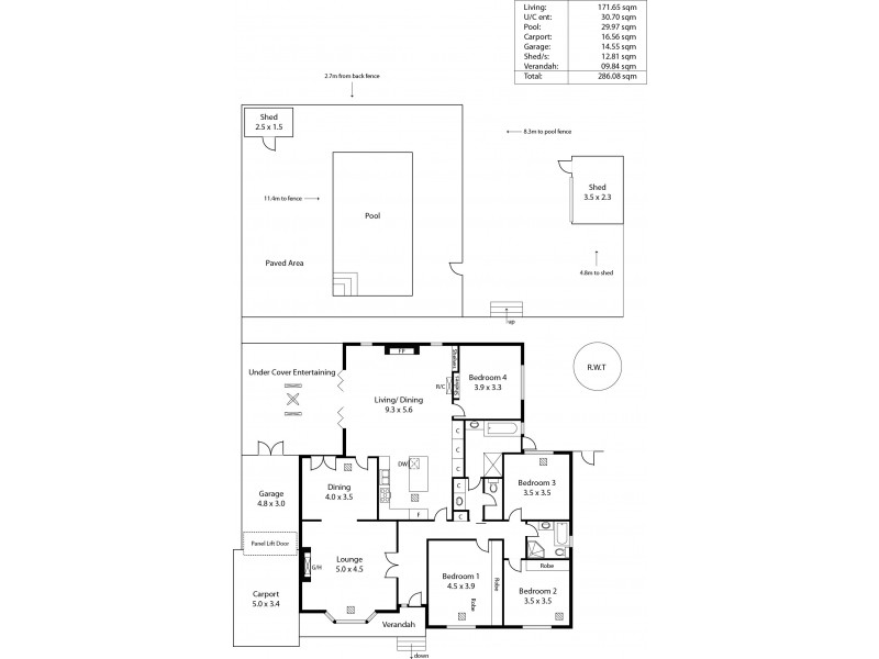 2 Caloroga Street, Wattle Park SA 5066 Floorplan