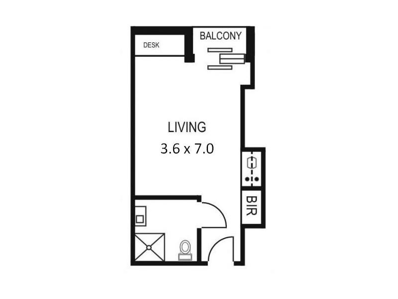 421/304 Waymouth Street, Adelaide SA 5000 Floorplan