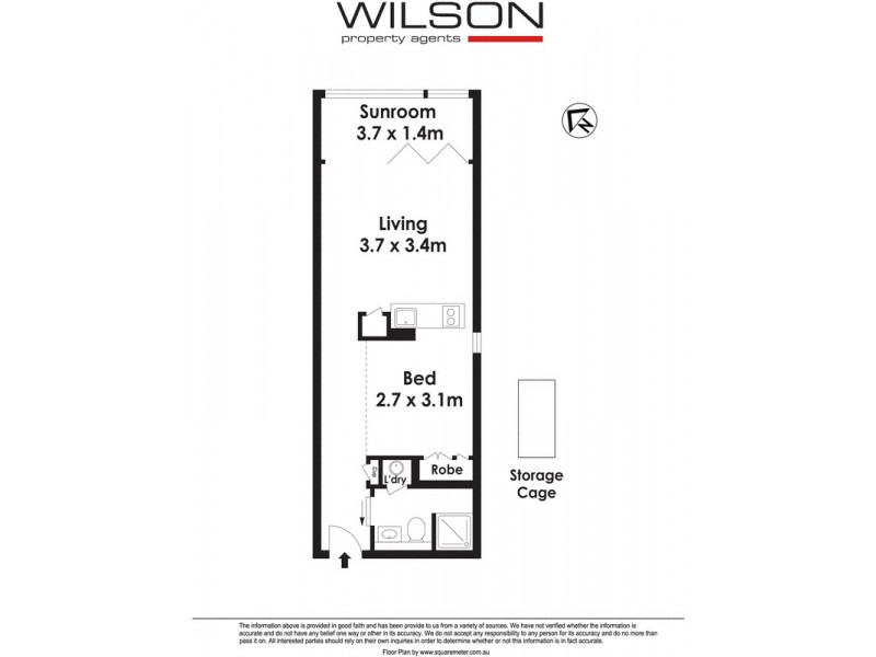 1109/8 Park Lane, Sydney NSW 2000 Floorplan