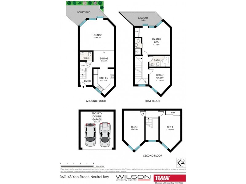 3/61-63 Yeo Street, Neutral Bay NSW 2089 Floorplan