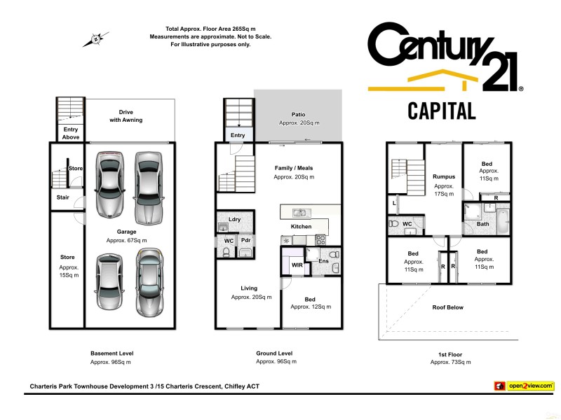 3/15 Charteris Crescent, Chifley ACT 2606 Floorplan