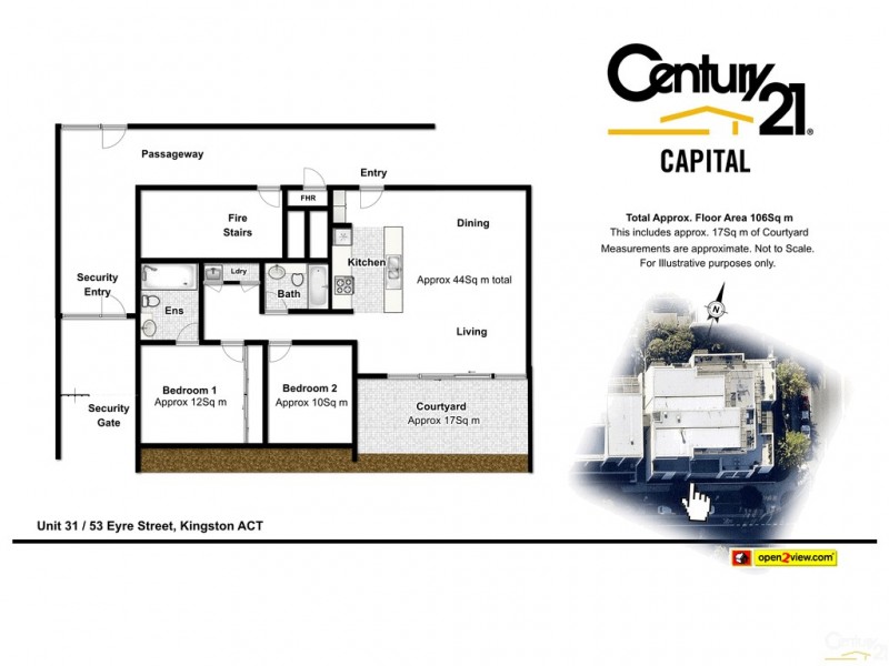 31/53 Eyre Street, Kingston ACT 2604 Floorplan