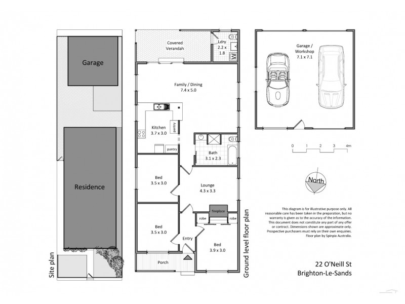 22 O’Neill Street, Brighton-le-sands NSW 2216 Floorplan
