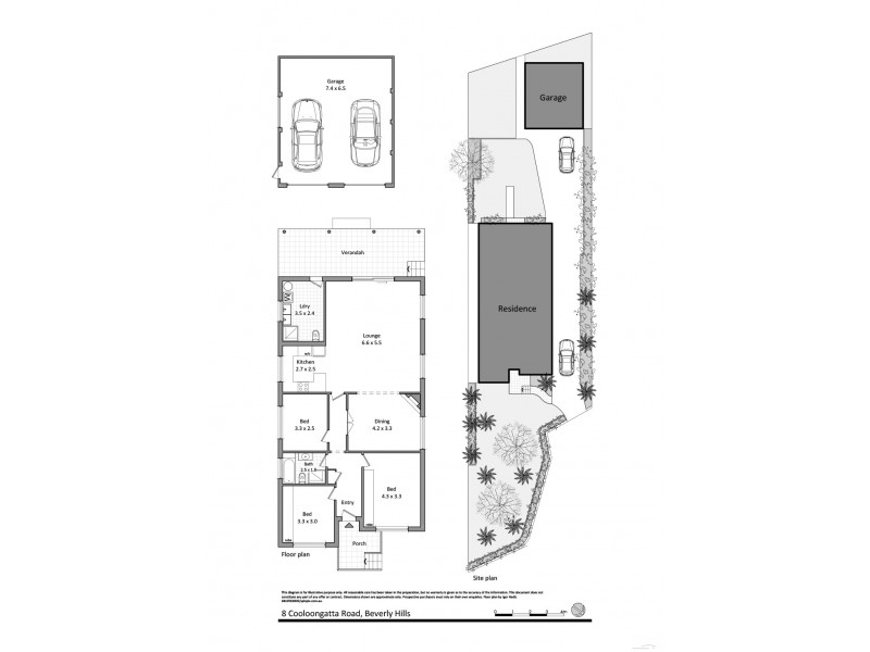 8 Cooloongatta Road, Beverly Hills NSW 2209 Floorplan