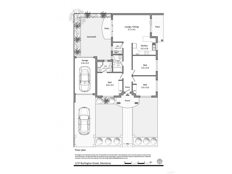 1/37 Burlington Street, Monterey NSW 2217 Floorplan