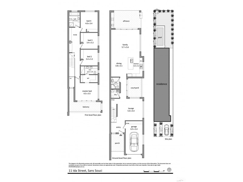 11 Ida Street, Sans Souci NSW 2219 Floorplan
