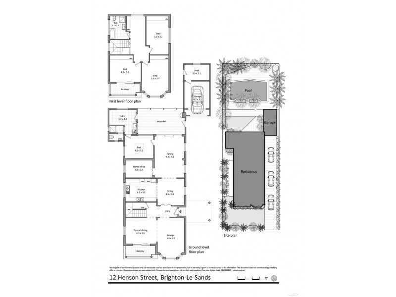 12 Henson Street, Brighton-le-sands NSW 2216 Floorplan