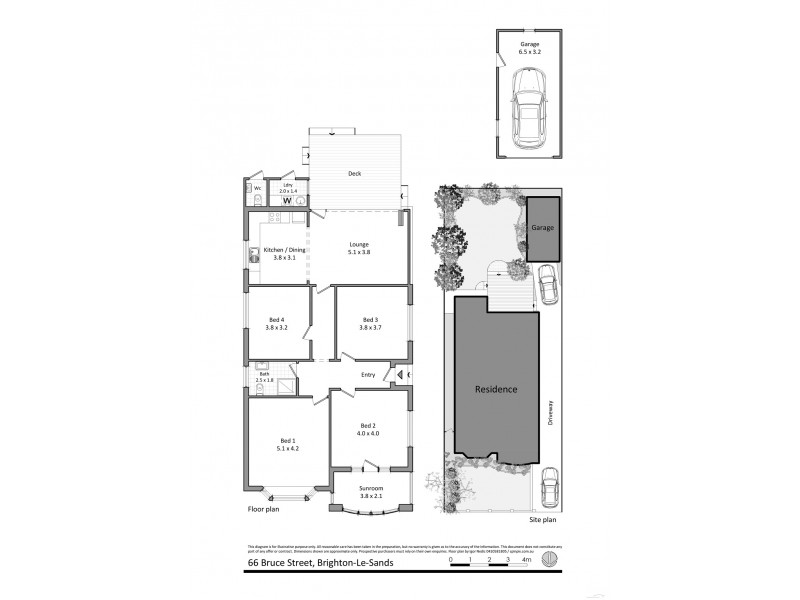 66 Bruce Street, Brighton-le-sands NSW 2216 Floorplan