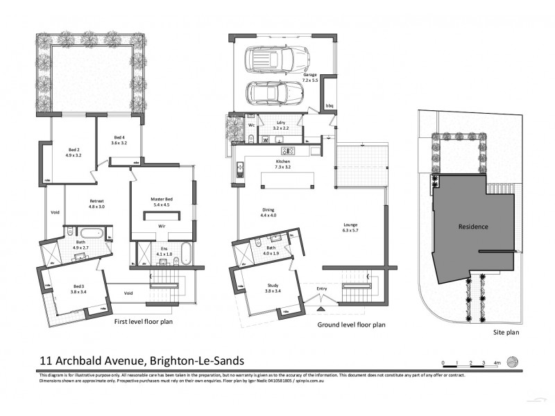 11 Archbald Avenue, Brighton-le-sands NSW 2216 Floorplan