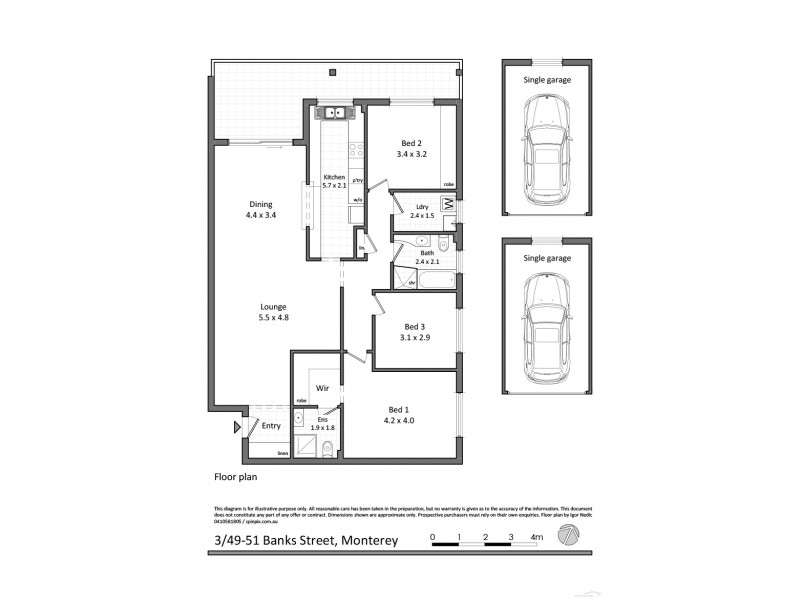 3/49 Banks Street, Monterey NSW 2217 Floorplan