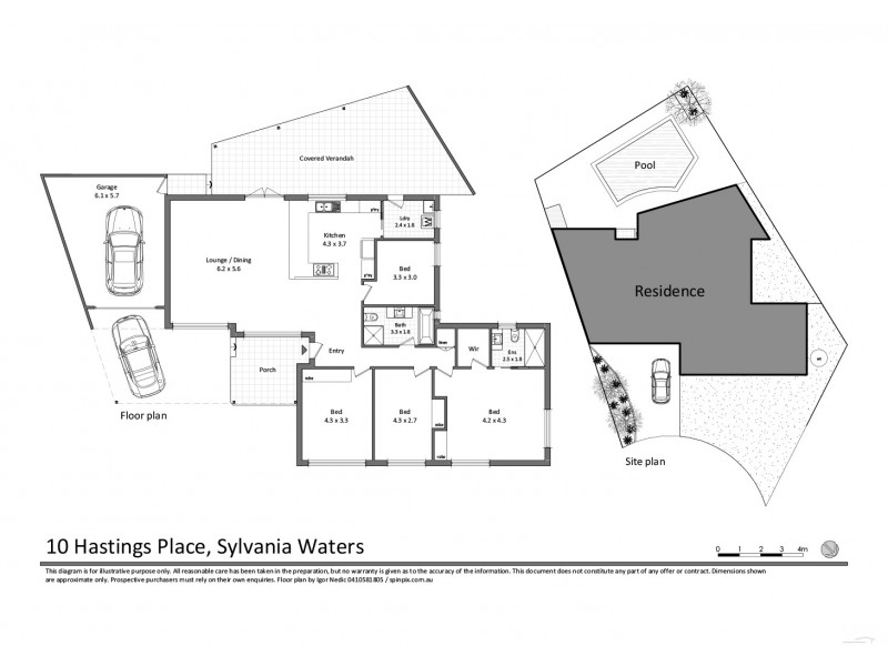 10 Hastings Place, Sylvania Waters NSW 2224 Floorplan