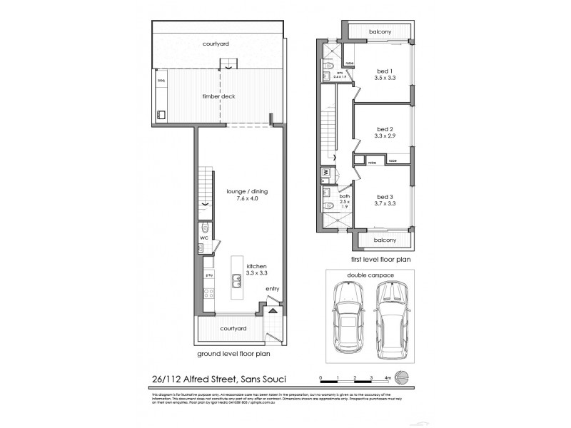 26/112 Alfred Street, Sans Souci NSW 2219 Floorplan