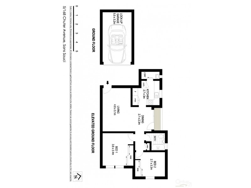 5/168 Chuter Avenue, Sans Souci NSW 2219 Floorplan