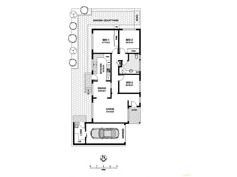 5/58 Chuter Avenue, Ramsgate Beach NSW 2217 Floorplan