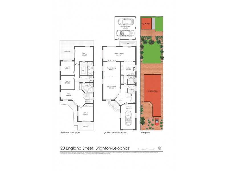 20 England Street, Brighton-le-sands NSW 2216 Floorplan