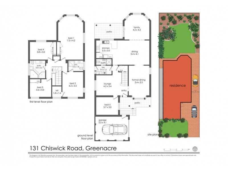 131 Chiswick Road, Greenacre NSW 2190 Floorplan