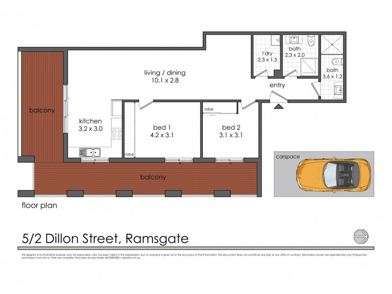 5/2-4 Dillon Street, Ramsgate NSW 2217 Floorplan
