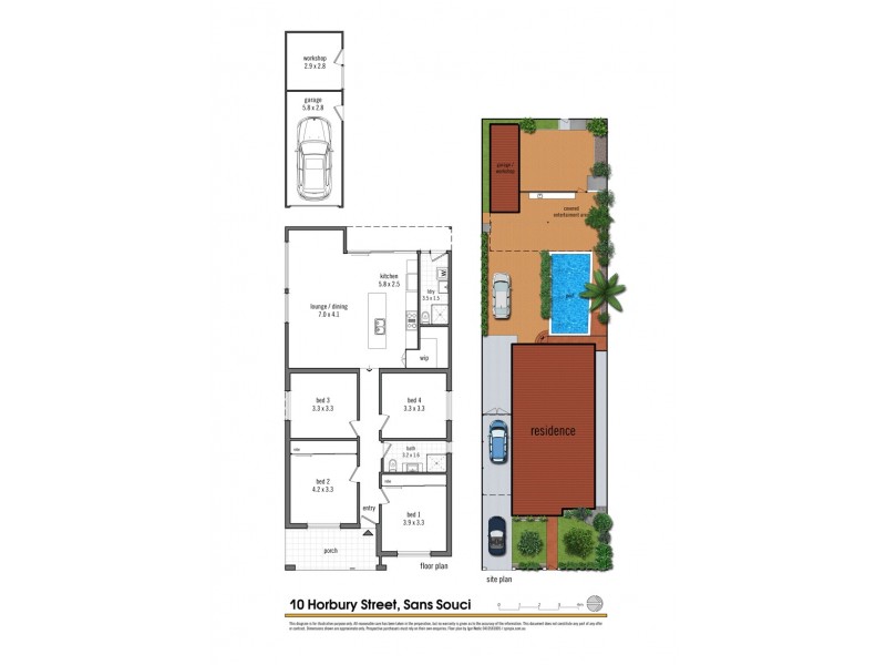 10 Horbury Street, Sans Souci NSW 2219 Floorplan