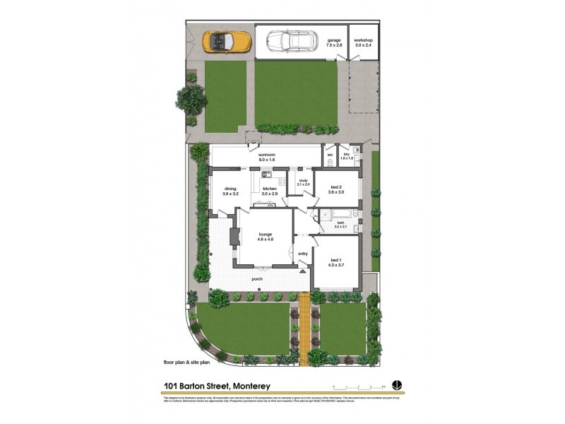 101 Barton Street, Monterey NSW 2217 Floorplan