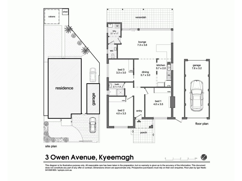 3 Owen Avenue, Kyeemagh NSW 2216 Floorplan