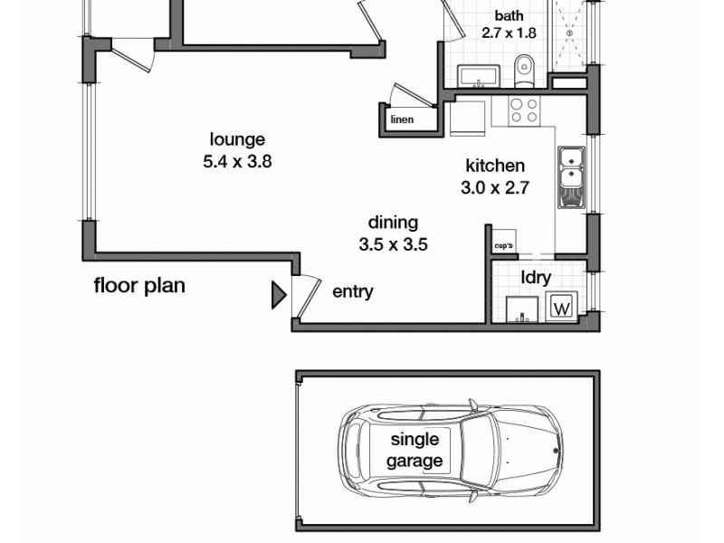2/73 Alfred Street, Ramsgate Beach NSW 2217 Floorplan
