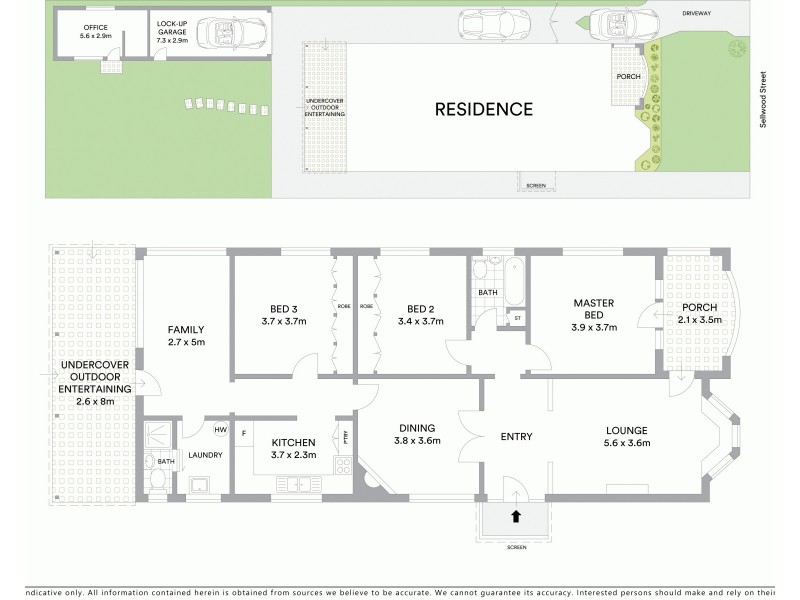 44 Sellwood Street, Brighton-le-sands NSW 2216 Floorplan