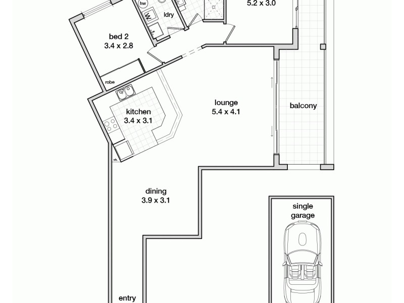15/22 Aboukir Street, Rockdale NSW 2216 Floorplan