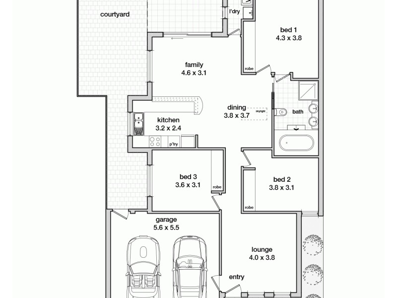 15/49B Mutch Avenue, Kyeemagh NSW 2216 Floorplan