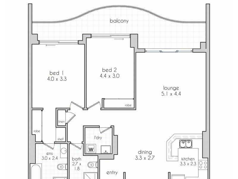 2 Ashton Street, Rockdale NSW 2216 Floorplan