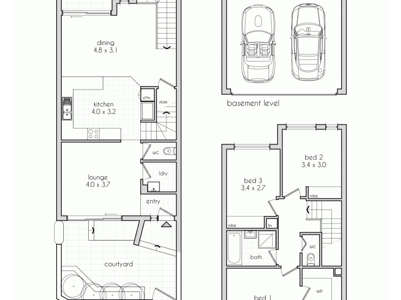 3/15 Hotham Road, Gymea NSW 2227 Floorplan
