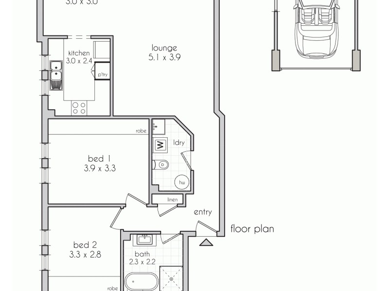 23 Trafalgar Street, Brighton-le-sands NSW 2216 Floorplan