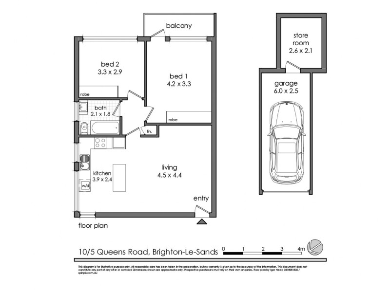 5 Queens Road, Brighton-le-sands NSW 2216 Floorplan
