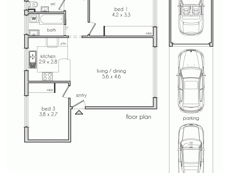 3/50 Banks Street, Monterey NSW 2217 Floorplan