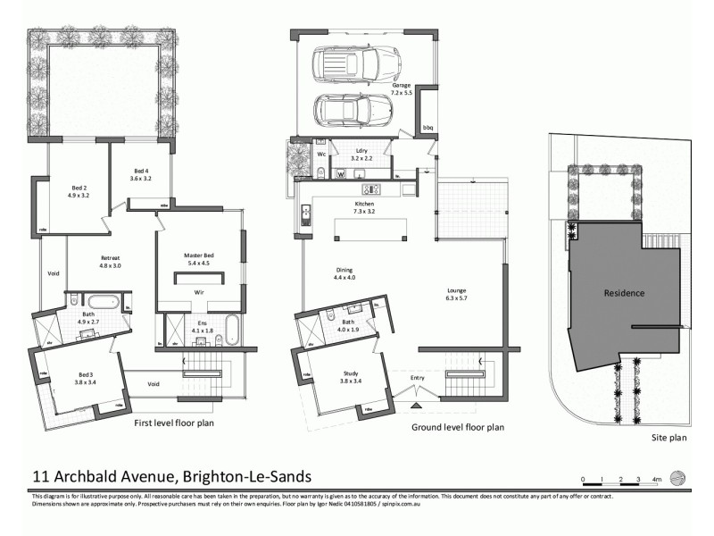 11 Archbald Avenue, Brighton-le-sands NSW 2216 Floorplan