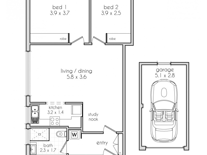 7/49 Kings Road, Brighton-le-sands NSW 2216 Floorplan