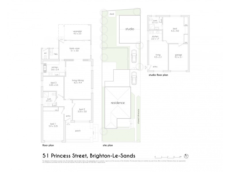 51 Princess Street, Brighton-le-sands NSW 2216 Floorplan