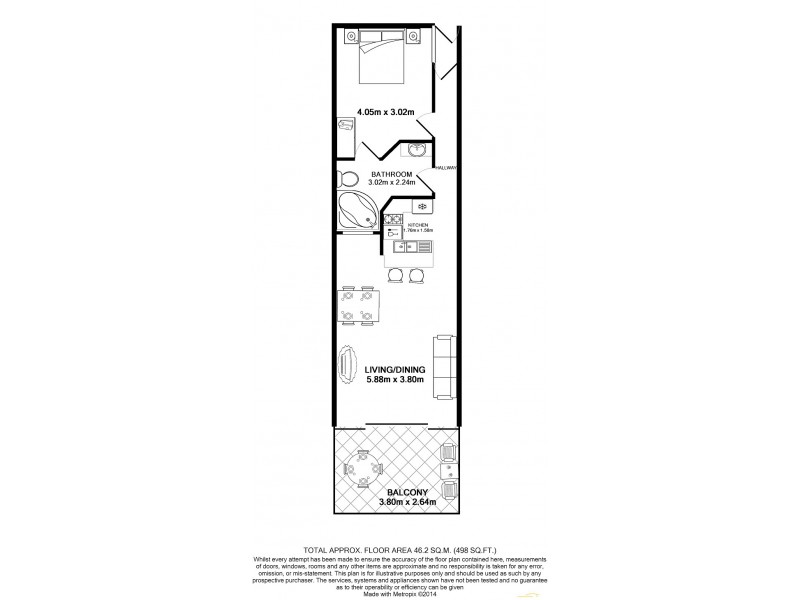 109/61b Dowling Street, Nelson Bay NSW 2315 Floorplan