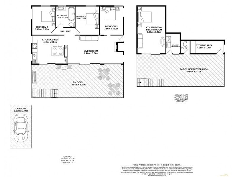 46 Kerrigan Street, Nelson Bay NSW 2315 Floorplan