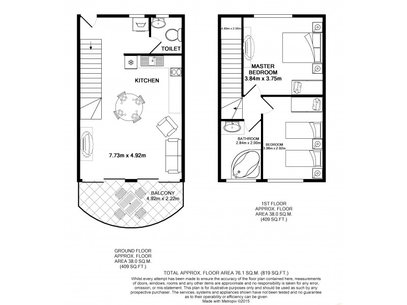 39/1 Trafalgar Street, Nelson Bay NSW 2315 Floorplan