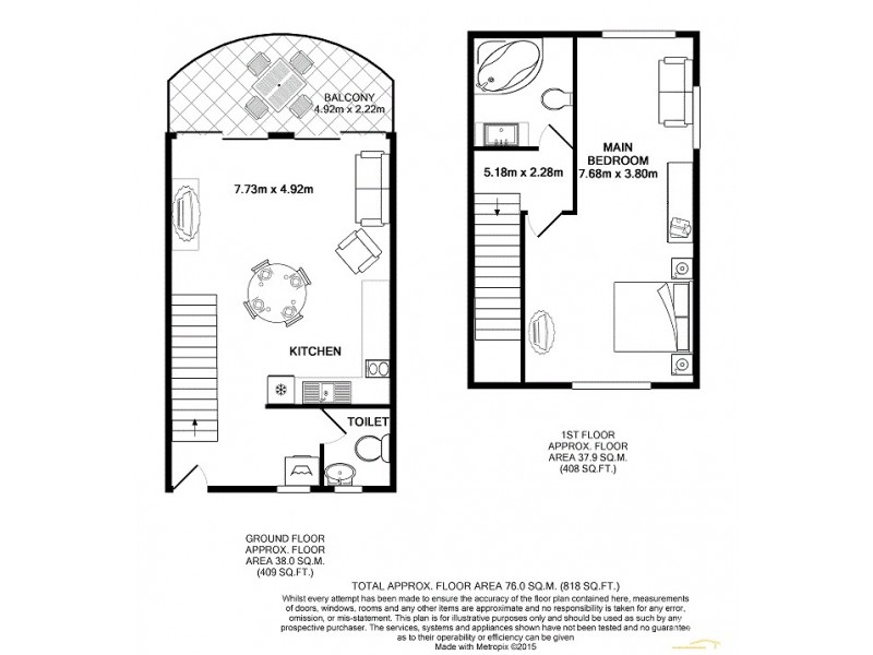 37/1 Trafalgar Street, Nelson Bay NSW 2315 Floorplan
