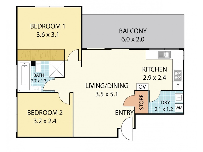 1/1-5 Weatherly Close, Nelson Bay NSW 2315 Floorplan