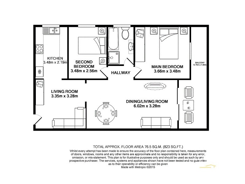 1/17-19 Magnus Street, Nelson Bay NSW 2315 Floorplan