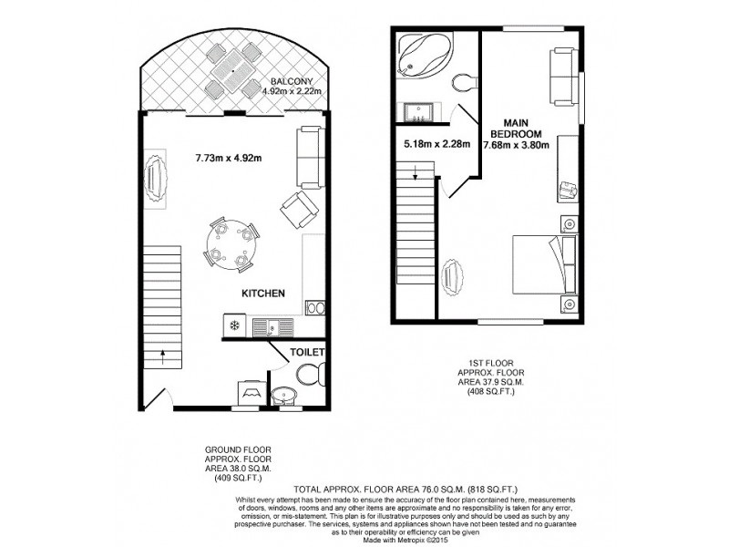 37/1 Trafalgar Street, Nelson Bay NSW 2315 Floorplan