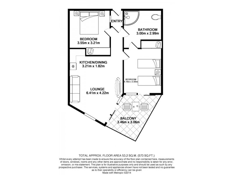 423/61b Dowling Street, Nelson Bay NSW 2315 Floorplan