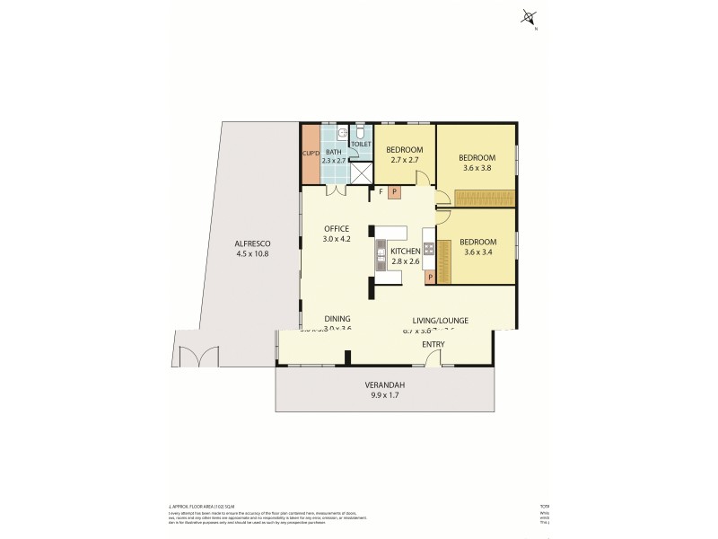 16 Davidson Street, Anna Bay NSW 2316 Floorplan