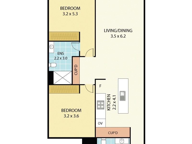 504/4-8 Bullecourt Street, Shoal Bay NSW 2315 Floorplan