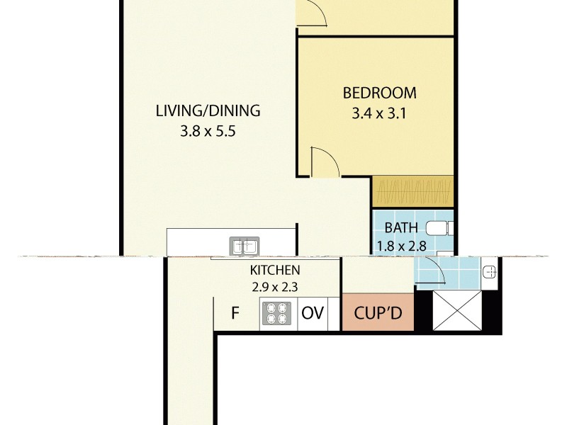 505/4-8 Bullecourt Street, Shoal Bay NSW 2315 Floorplan